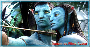 Personagens do filme Avatar modelados em 3d