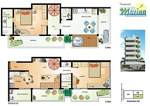 Planta humanizada apartamento