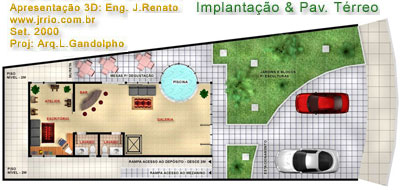 Galeria de Arte - Planta humanizada de implantação